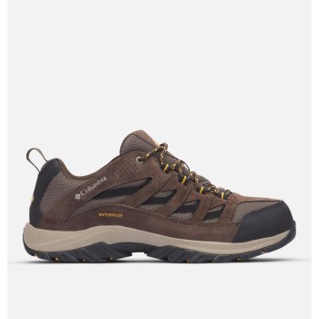 Columbia Wandelschoenen Heren, Crestwood Waterproof Grijs, 09ANILGQX